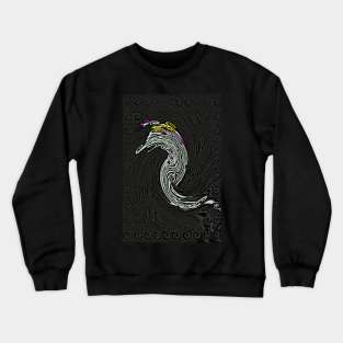 colourful seahorse design Crewneck Sweatshirt